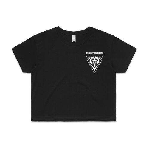 Grizzly Strength Womens Crop Tee Thumbnail