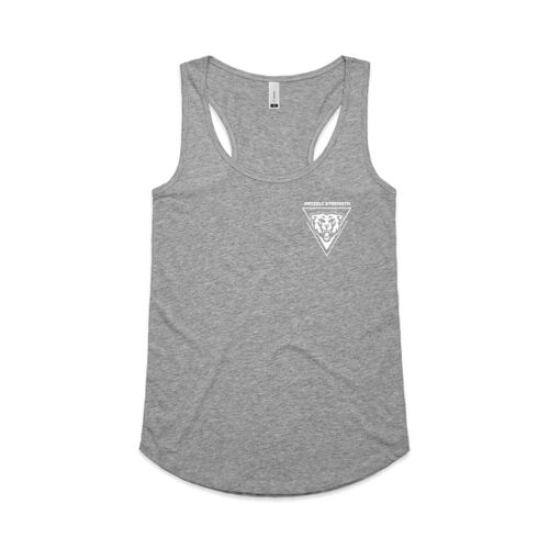 Grizzly Strength Womans Racerback Singlet Thumbnail